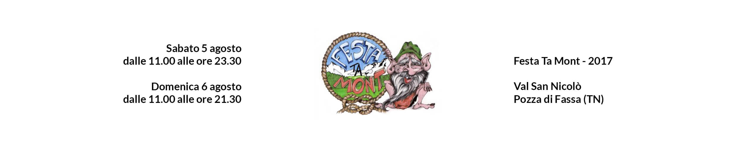 Festa Ta Mont – Val San Nicolò (TN)